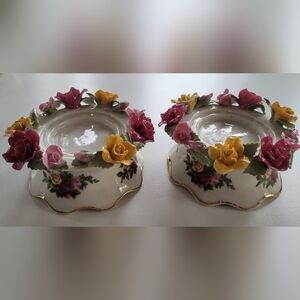 Royal Albert Old Country Roses Candle Holder